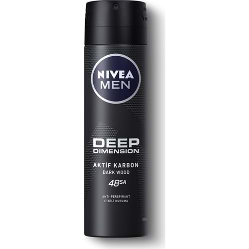 Nivea Men Deep Dimension Sprey Deodorant Erkek 150 ml