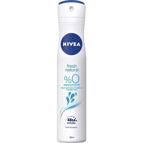 NIVEA Fresh Natural Kadın Deodorant Sprey 200 ml