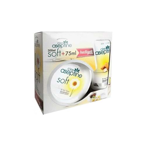 Cire Aseptine Soft Krem 300 Ml+75 Ml