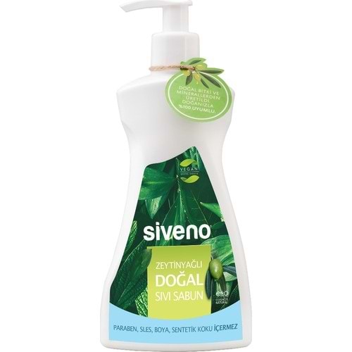 Siveno Zeytinyağlı Doğal Sıvı Sabun 300 ml