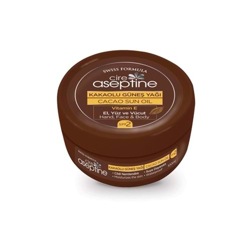 Cire Aseptine Kakaolu Güneş Yağı Spf 2 100 ml