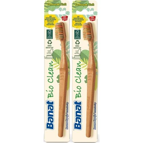 Banat Bio Clean Diş Fırçası 2 Adet