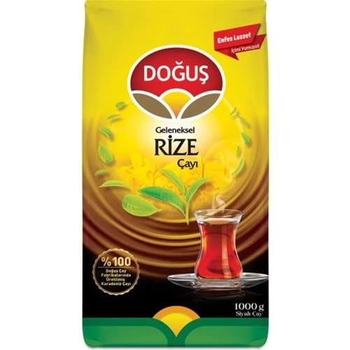 Doğuş Geleneksel Dökme Rize Siyaz Çay 1000 gr Enfes Lezzet