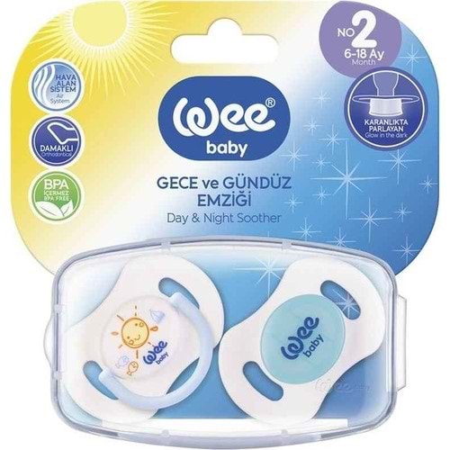 Wee Baby 2'li Gece - Gündüz Emziği No:2 6-18 Ay 153