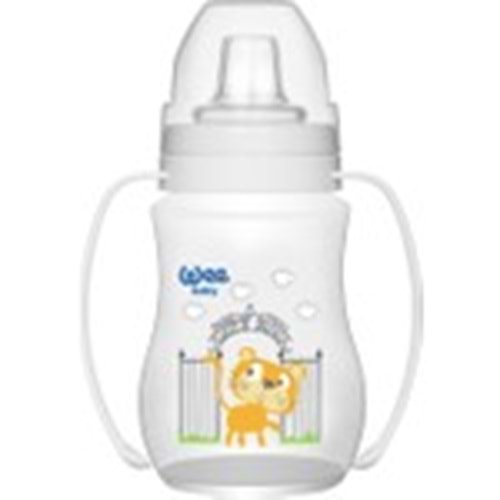 Wee Baby Akıtmaz Kulplu Pp Antikolik Bardak 250 ml 754 Beyaz