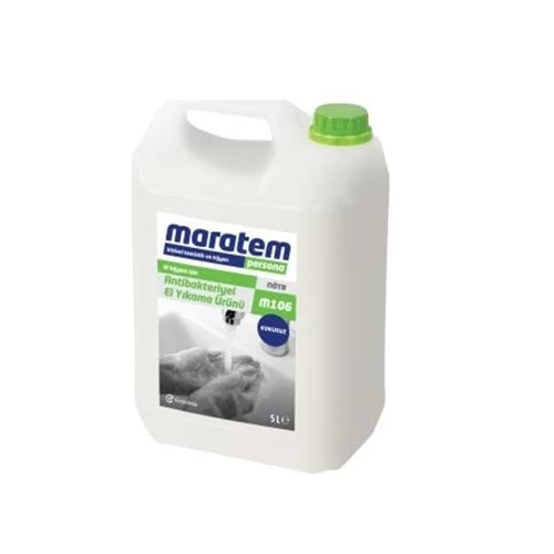 Maratem M106 Antibakteriyel Sıvı El Yıkama Ürünü 5 Litre