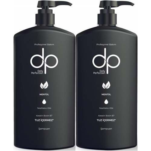 Dp Daily Perfection Mentol 800 ml Tuzsuz Şampuan X2 Adet