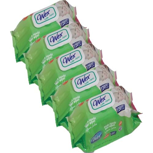 Wex Islak Mendil 120li (5 Paket)