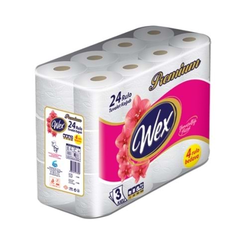 Wex Premium Tuvalet Kağıdı 24 Rulo