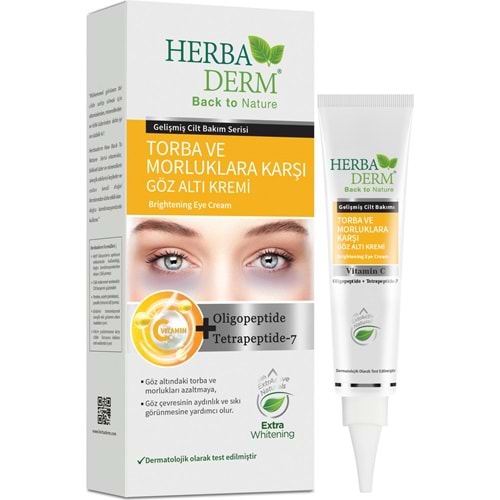 Herbaderm 15Ml Göz Altı Torba Ve Morluklarına Karşı Krem