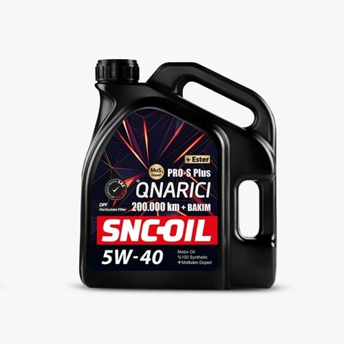 Snc-Oil Onarıcı +ESTER PRO-S PLUS 5w-40 4 Litre(200.000)