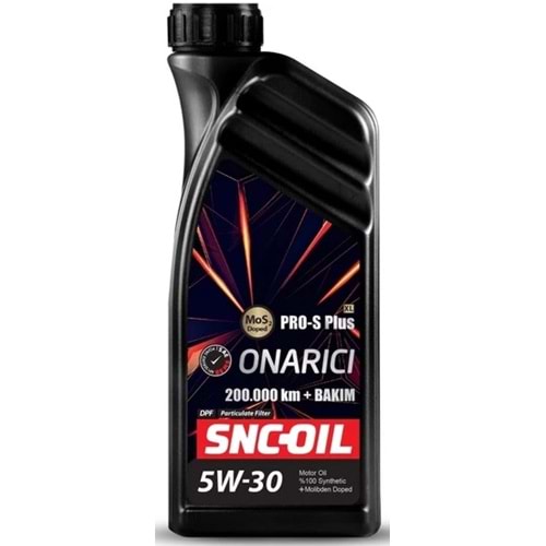 Snc Oil Pro-S Plus Onarıcı XL 200.000 Km+Bakım 5W-30 1 lt