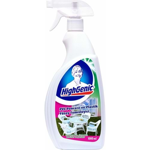Highgenic Pvc Pencere Ve Plastik Yüzey Temizleyici 1000 ml