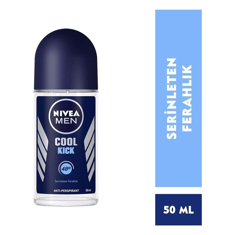 Nivea Cool Kick Roll-On Deodorant 50 ml Erkek