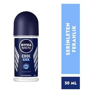 Nivea Cool Kick Roll-On Deodorant 50 ml Erkek