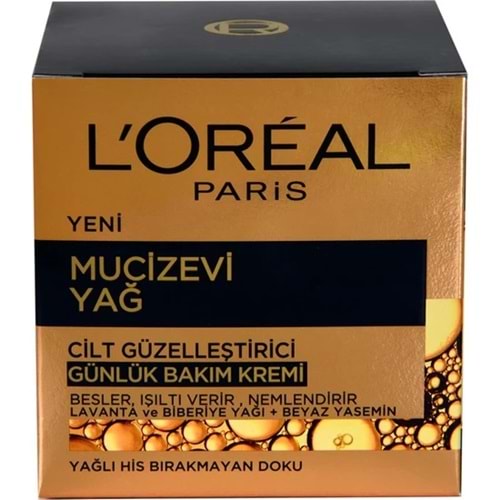 L'Oréal Paris Mucizevi Yağ Cilt Güzelleştici Günlük Bakım Kremi