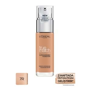 L'Oréal Paris True Match Bakım Yapan Fondöten 7R ROSE AMBER