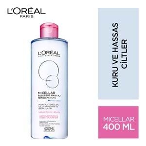 L'Oréal Paris Micellar Kusursuz Makyaj Temizleme Suyu Hassas 400ML