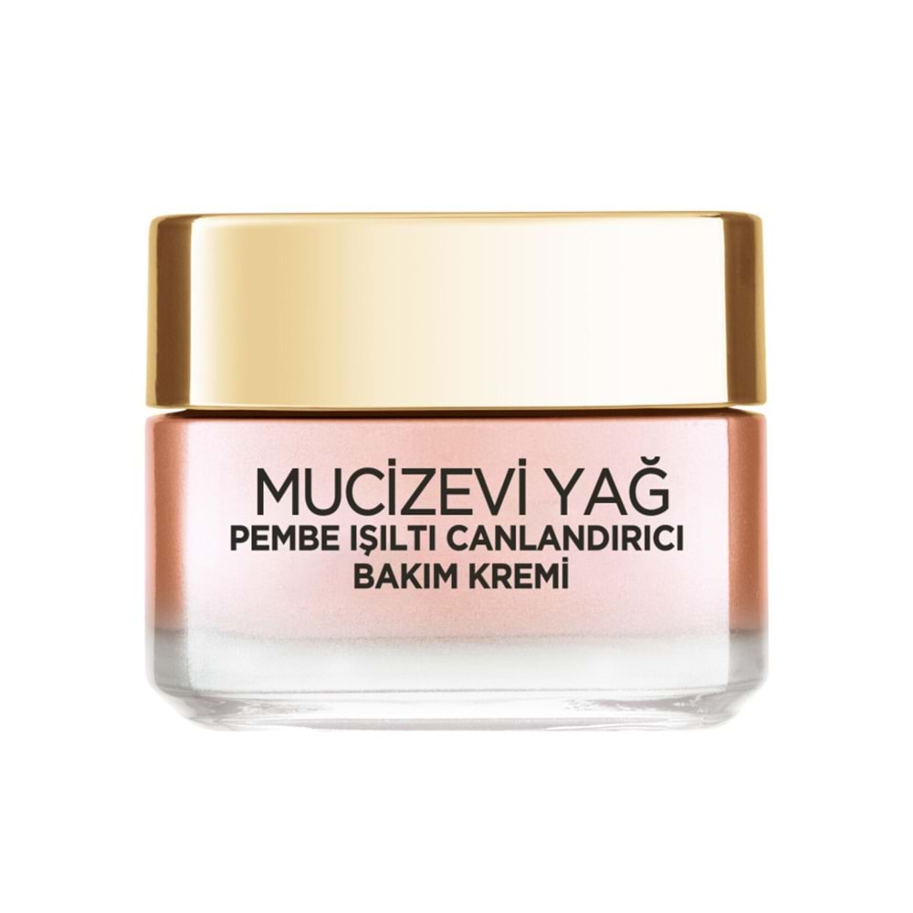 Loreal Paris Mucizevi Yağ Pembe Işıltı Canlandırıcı Bakım Kremi 50 ml