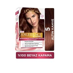 LOREAL EXCELLENCE CREME 5.32 ALTIN KAHVE