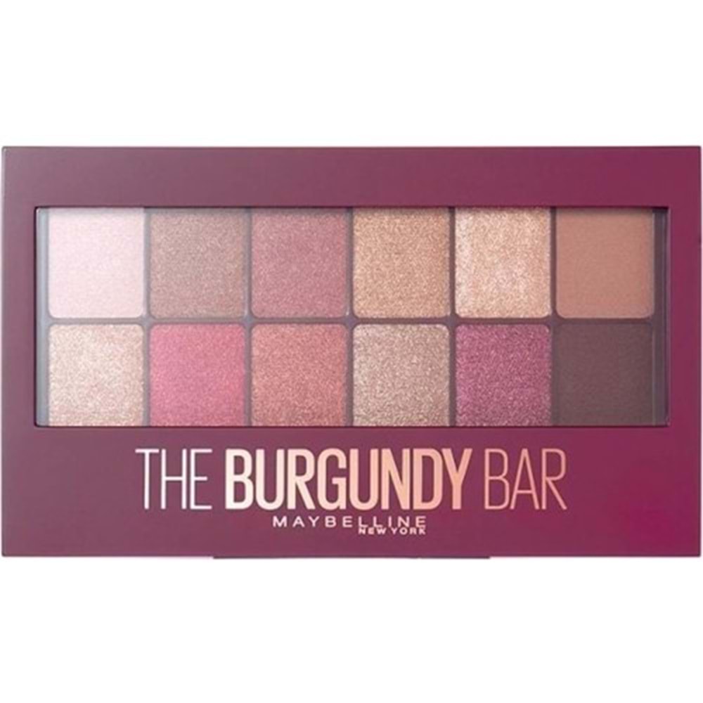 Maybelline New York The Burgundy Bar Far Paleti