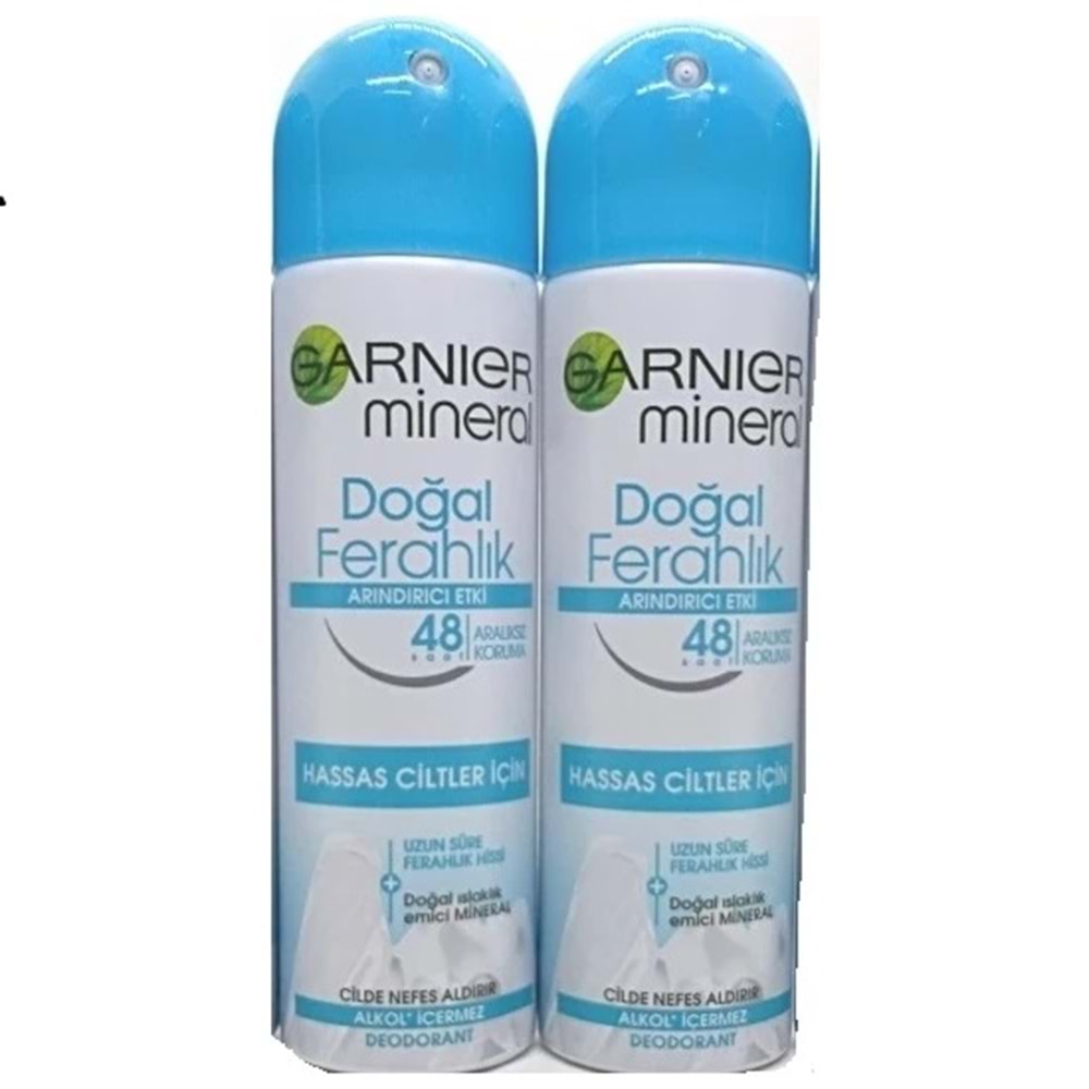 Garnier Mineral Deo Doğal Ferahlık 150 ml x 2