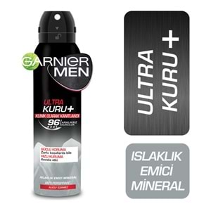 Garnier Men Ultra Kuru Aerosol 150 ml Sprey