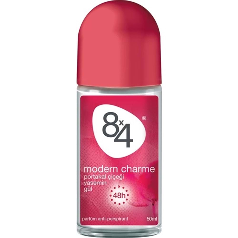 8X4 Moderm Charme Roll-On 50Ml Kadın
