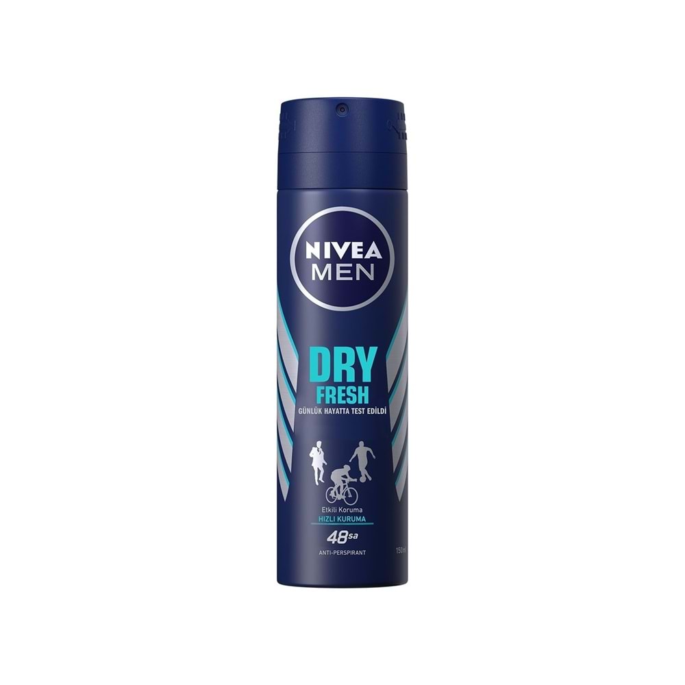 Nivea Dry Fresh Erkek Sprey Deodorant 150Ml