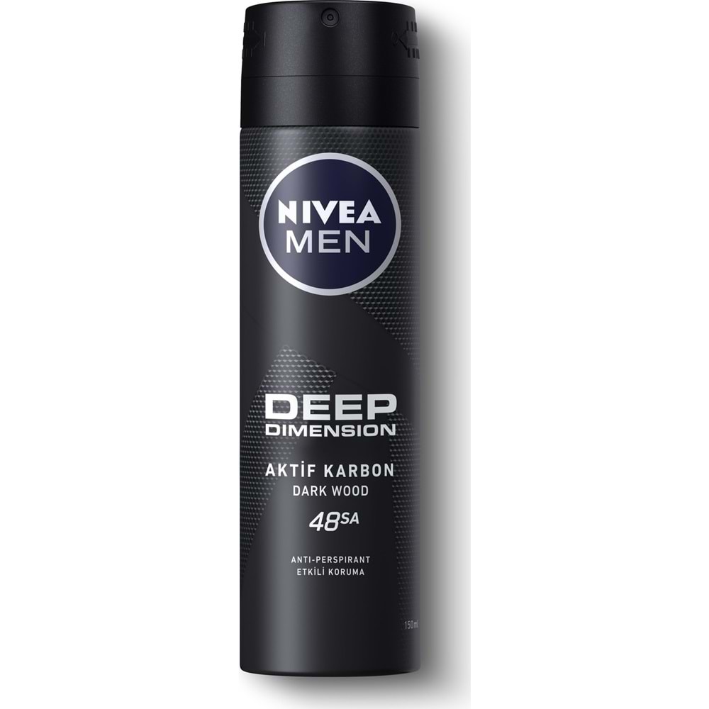 Nivea Men Deep Dimension Sprey Deodorant Erkek 150 ml