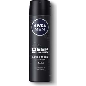Nivea Men Deep Dimension Sprey Deodorant Erkek 150 ml
