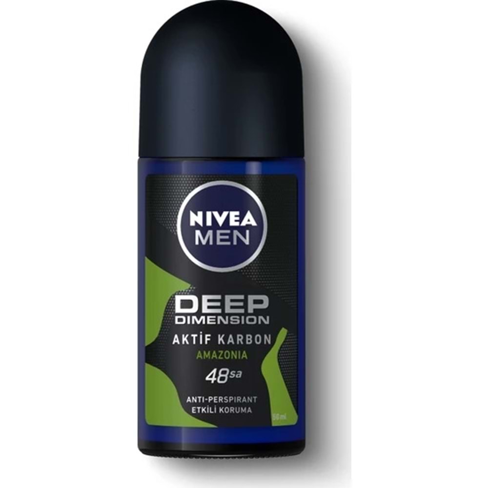 Nivea Men Deep Dimension Amazonia Roll On Deodorant 50 ml Erkek