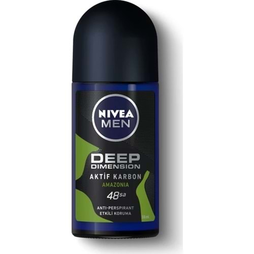 Nivea Men Deep Dimension Amazonia Roll On Deodorant 50 ml Erkek