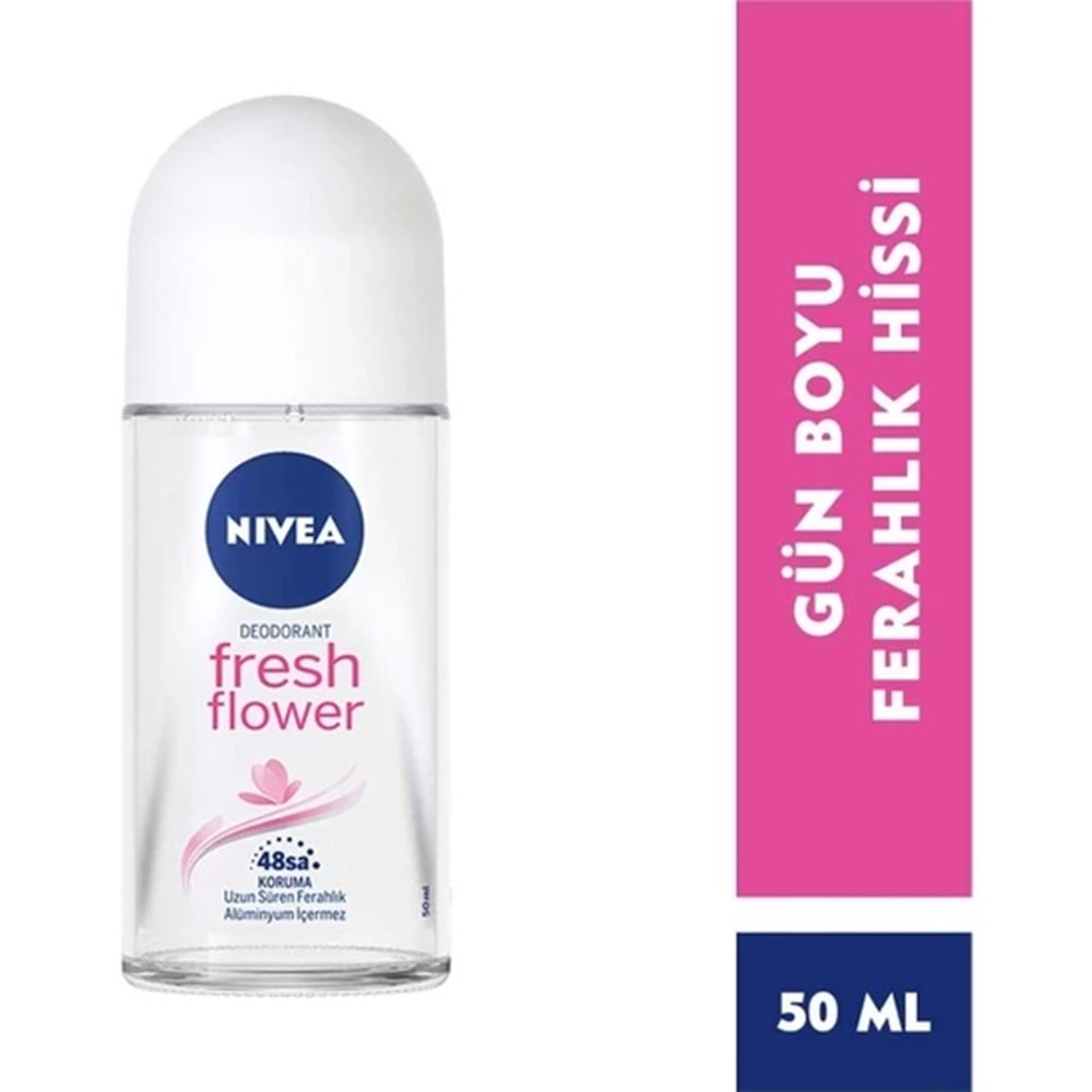 Nivea Fresh Flower Roll On Deodorant 50 ml Kadın