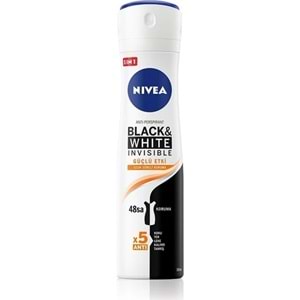 Nivea Black & white Invısıble Güçlü Etki Kadın Sprey Deodorant 150 Ml