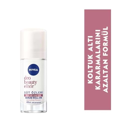 Nivea Roll-on Beauty Elixir Sensitive Flower 40 ml Kadın