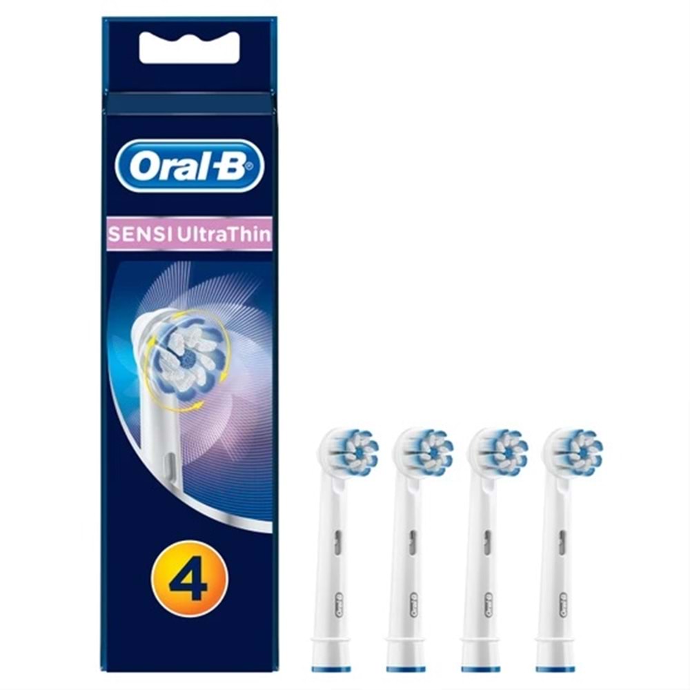 Oral-B Sensitive Ultra Thin 4'lü Diş Fırçası Yedek Başlığı