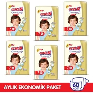 Goon Premium Soft Külot Bez 7 Beden Aylık Ekonomik Paket (X6 ADET)