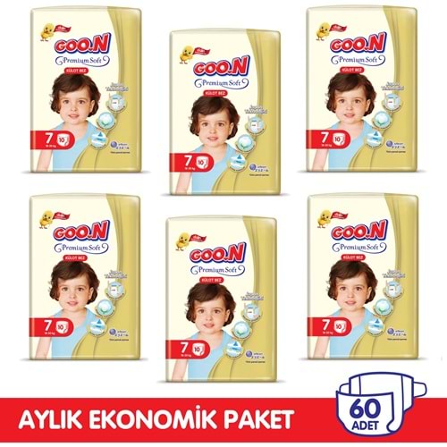 Goon Premium Soft Külot Bez 7 Beden Aylık Ekonomik Paket (X6 ADET)