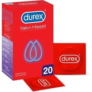 Durex Yakın Hisset İnce Prezervatif 20'li Avantaj Paketi