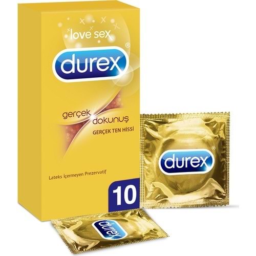 Durex- Gerçek Dokunuş Prezervatif 10 Lu