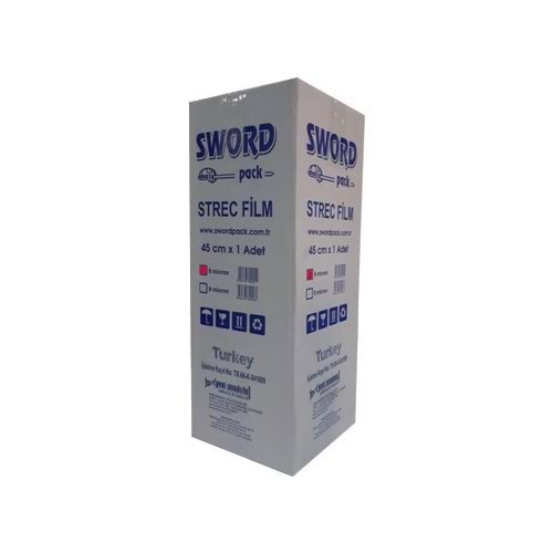 Sword Pack Kutulu Streç Film 9 Mikron 45 cm x 1000 Metre