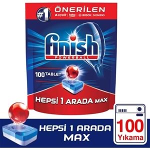 Finish Hepsi Bir Arada 100 Tablet Bulaşık Makinesi Deterjanı