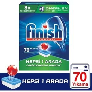 Finish Hepsi Bir Arada 70 Tablet Bulaşık Makinesi Deterjanı