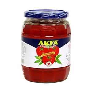 Akfa 1 Kg Cam Domates Salça 700 Gr