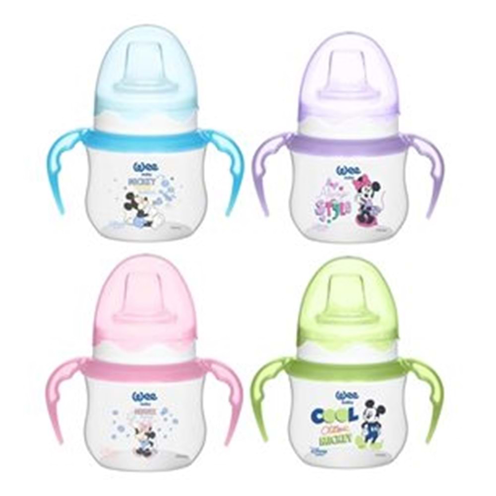 Wee Baby Disney Akıtmaz Suluk 250ML 188 PEMBE