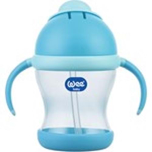 Wee Baby Kulplu Pipetli Bardak 200 Ml - Mavi / 170