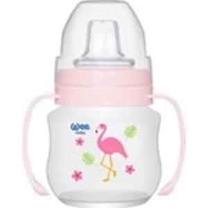 Wee Baby 753 Akıtmaz Kulplu Pp Bardak 125 ml - Pembe