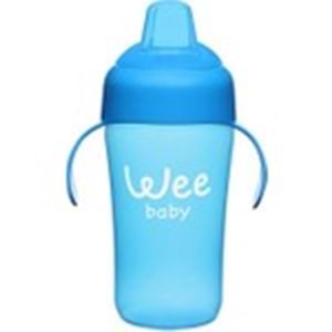 Wee Baby Colorful Akıtmaz Kulplu Bardak 240 ml Mavi / 775