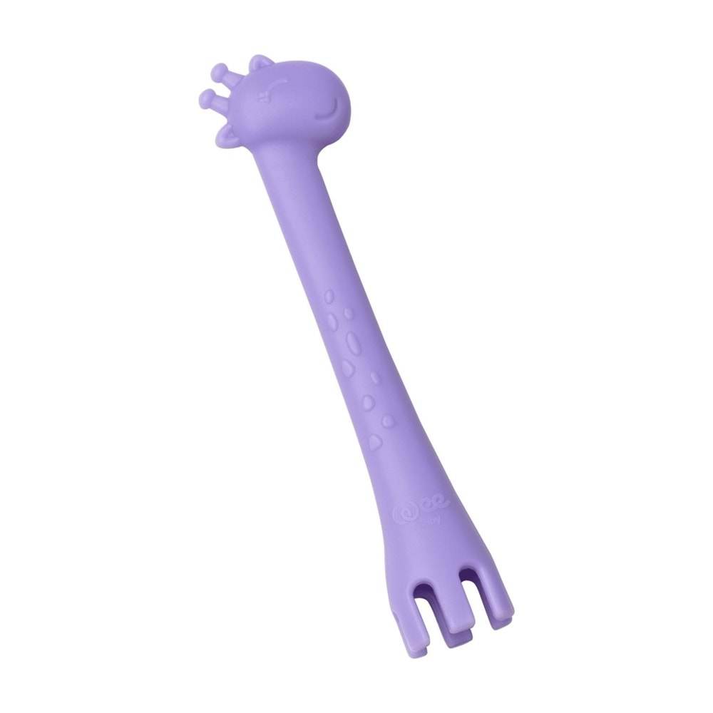 Wee Baby Prime Çok Amaçlı Çatal Kaşık-Mor